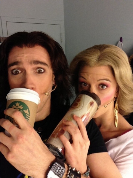 Photo Flash: Saturday Intermission Pics, Feb 2, Part 2 - CINDERELLA's Stepsisters, MORMON Wigs, HAIR & More! Image