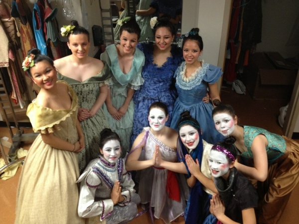 Photo Flash: Saturday Intermission Pics, Feb 2, Part 2 - CINDERELLA's Stepsisters, MORMON Wigs, HAIR & More! Image