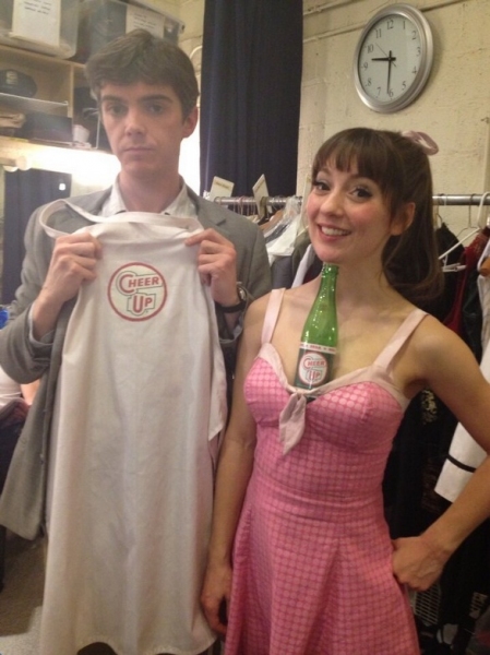 Photo Flash: Saturday Intermission Pics, Feb 2, Part 2 - CINDERELLA's Stepsisters, MORMON Wigs, HAIR & More! Image