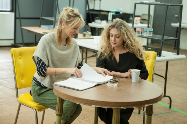 Photo Flash: In Rehearsal with Carol Kane, Pam MacKinnon and the Cast of THE LYING LESSON Image