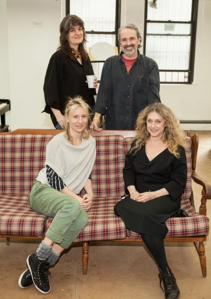 Photo Flash: In Rehearsal with Carol Kane, Pam MacKinnon and the Cast of THE LYING LESSON Image
