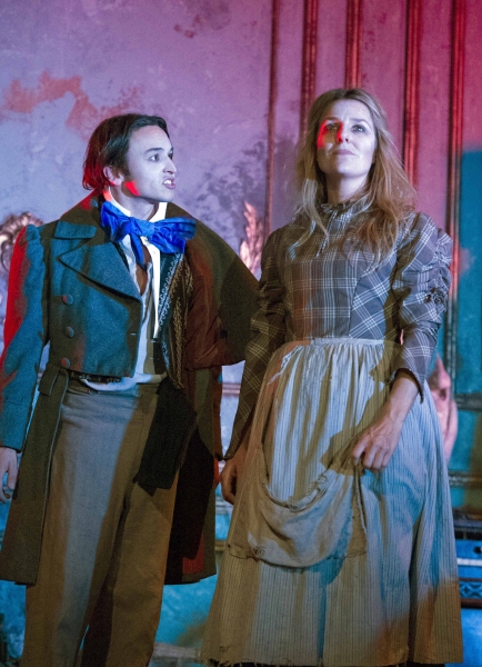 Taylor Jay-Davies (Young Pip) and Suzanne Robertson (Biddy) Photo