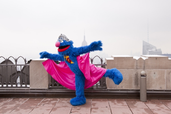 Photo Flash: SESAME STREET's Super Grover and FAB 5 Visit Rockefeller Center's Top of the Rock 