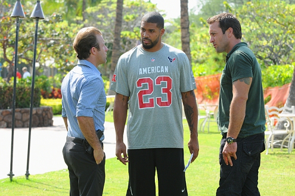 Scott Caan,Arian Foster, Alex O'Loughlin Photo