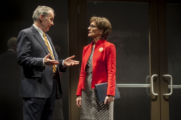 Patrick Clear (President) and Janet Ulrich Brooks (Provost) Photo