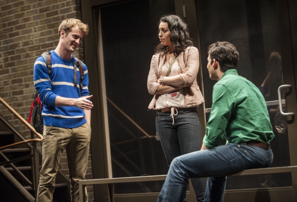 Josh Salt (Tim), Paloma Nozicka (Jenny) and Liam Benzvi (Gabe) Photo