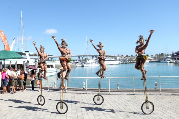 Photo Flash: Cast of Cirque du Soleil's TOTEM Surprises Bayside Market Place Crowds 