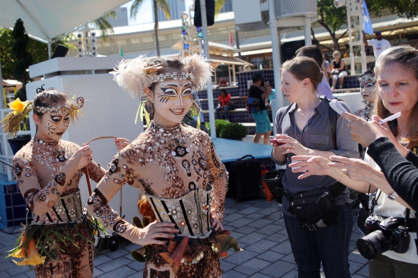 Photo Flash: Cast of Cirque du Soleil's TOTEM Surprises Bayside Market Place Crowds 