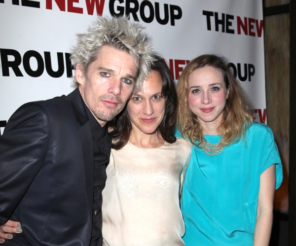 Ethan Hawke, Stephanie Janssen & Zoe Kazan Photo