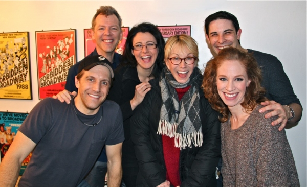 Photo Flash: Sandy Duncan Visits FORBIDDEN BROADWAY! Image