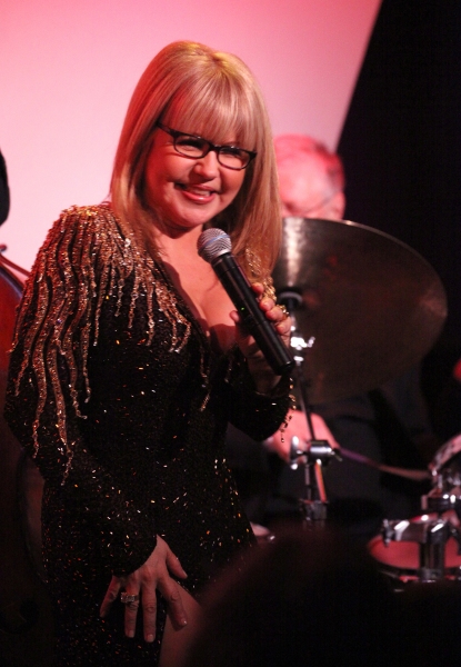 Pia Zadora jokes with eyeglasses from the audience Photo