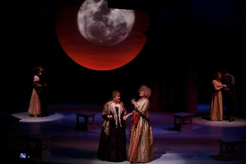 Amelia McClain as Marianne, Alex Podulke as Colonel Brandon, Penny Slusher as Mrs. He Photo