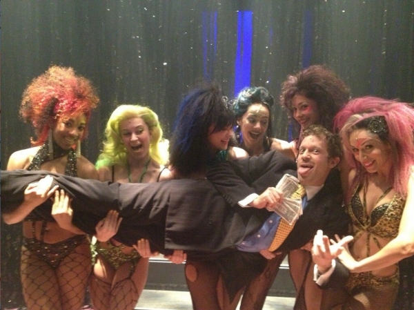 Photo Flash: Saturday Intermission Pics, Feb 9 - Broadway Snowman, ANNIE's Entourage, HAIR Does MOTOWN and More! Image