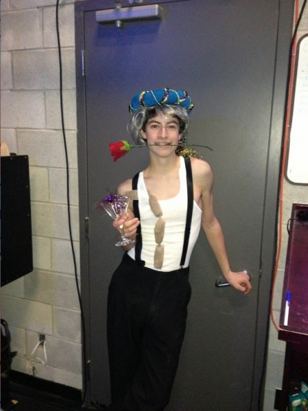 Photo Flash: Saturday Intermission Pics, Feb 9 - Broadway Snowman, ANNIE's Entourage, HAIR Does MOTOWN and More! Image
