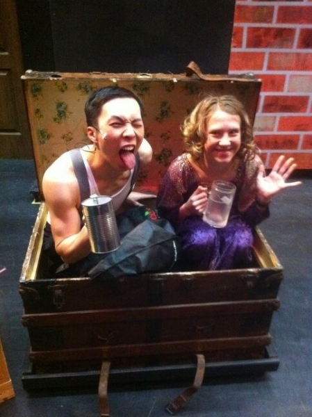 Photo Flash: Saturday Intermission Pics, Feb 9 - Broadway Snowman, ANNIE's Entourage, HAIR Does MOTOWN and More! Image