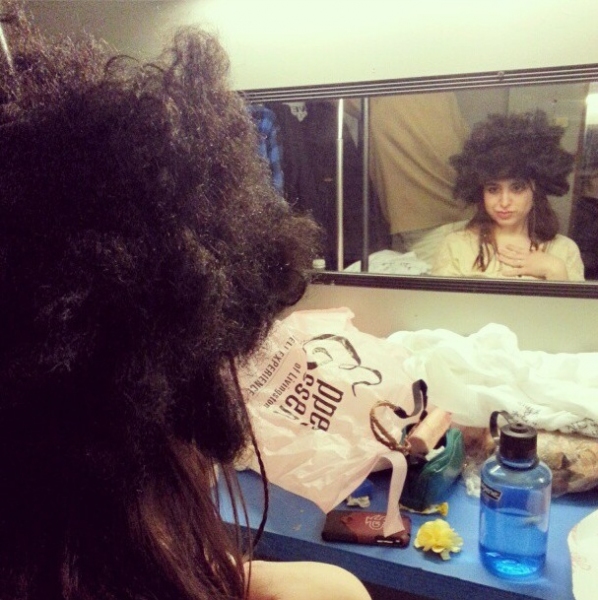 Photo Flash: Saturday Intermission Pics, Feb 9 - Broadway Snowman, ANNIE's Entourage, HAIR Does MOTOWN and More! Image