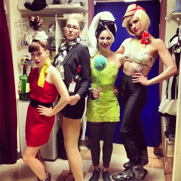 Photo Flash: Saturday Intermission Pics, Feb 9, Part 2 - CINDERELLA's Greg Hildreth & Santino Fontana, THE LION KING's Knitting Club and More! Image