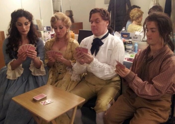 Photo Flash: Saturday Intermission Pics, Feb 9, Part 2 - CINDERELLA's Greg Hildreth & Santino Fontana, THE LION KING's Knitting Club and More! Image