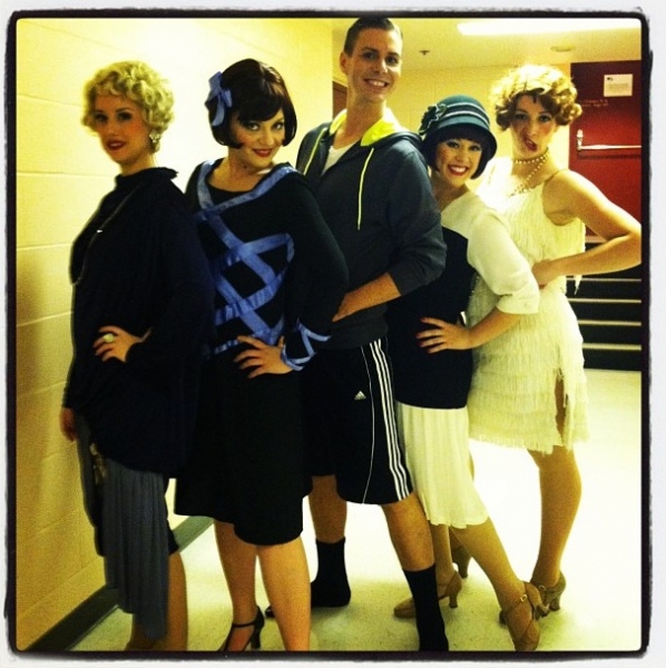 Photo Flash: Saturday Intermission Pics, Feb 9, Part 2 - CINDERELLA's Greg Hildreth & Santino Fontana, THE LION KING's Knitting Club and More! Image