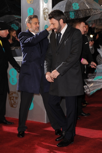Photo Coverage: More From The BAFTA Red Carpet - Clooney, Affleck, Barks And More! Image