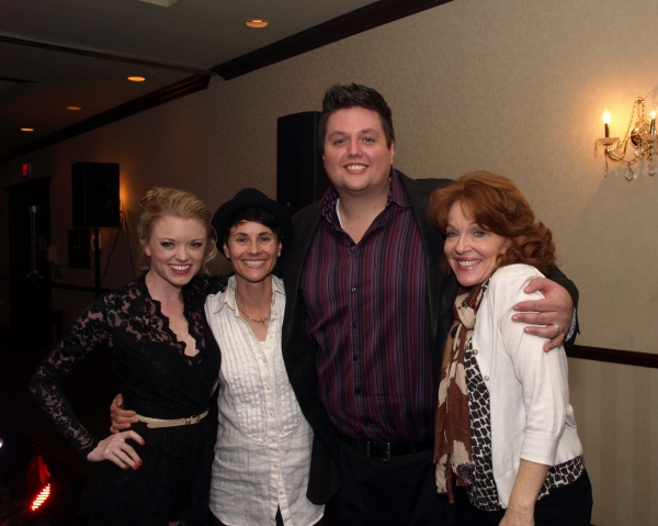 Ruby Lewis, Beth Malone, and Cynthia Ferrer with Director T.J. Dawson Photo