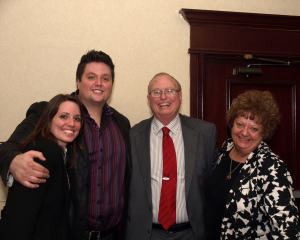 T.J. Dawson and Producer Gretchen Dawson with their parents Jim and Susan Dawson Photo