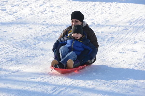 Photo Flash: Snow Day Fun at Crotona Park in the Bronx 