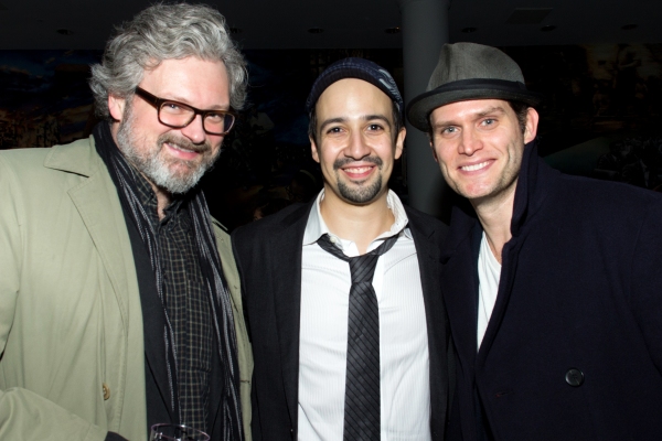 John Ellison Conlee, Lin-Manuel Miranda, Steven Pasquale Photo