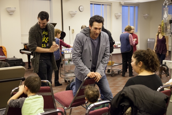 Photo Flash: Cast of Broadway's MAMMA MIA! Teams Up with Sing For Your Seniors Image