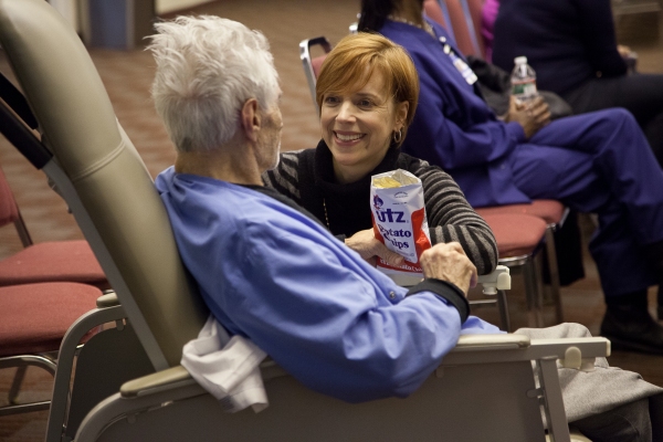 Photo Flash: Cast of Broadway's MAMMA MIA! Teams Up with Sing For Your Seniors Image