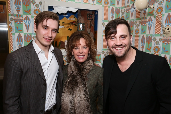 From left, cast member Seth Numrich, Jeanie Hackett, Creative Consultant and Playwrig Photo