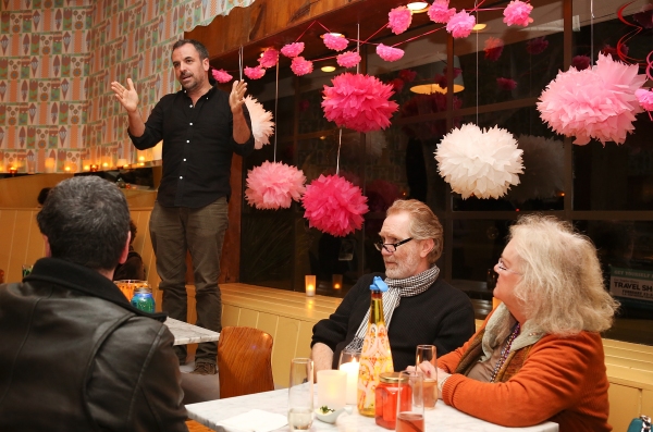 Playwright Craig Wright speaks during a reception for New York's Rattlestick Playwrig Photo
