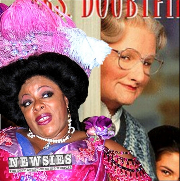 Photo Flash: Saturday Intermission Pics, Feb 16, Part 2 - NEWSIES Take Over, CINDERELLA's Manly Tattoos and More!  Image