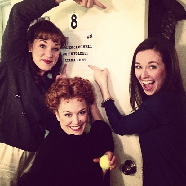 Photo Flash: Saturday Intermission Pics, Feb 16, Part 2 - NEWSIES Take Over, CINDERELLA's Manly Tattoos and More!  Image