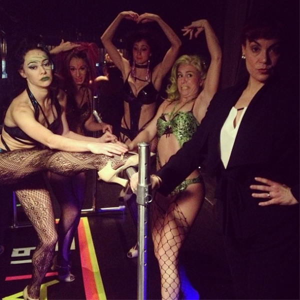 Photo Flash: Saturday Intermission Pics, Feb 16, Part 2 - NEWSIES Take Over, CINDERELLA's Manly Tattoos and More!  Image