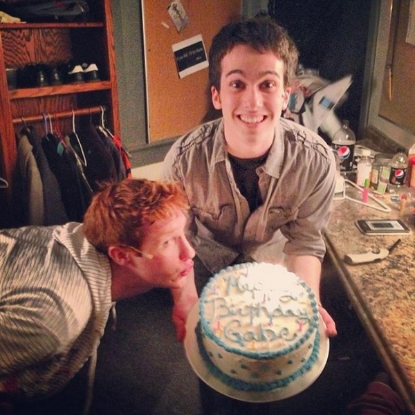 Photo Flash: Saturday Intermission Pics, Feb 16, Part 2 - NEWSIES Take Over, CINDERELLA's Manly Tattoos and More!  Image