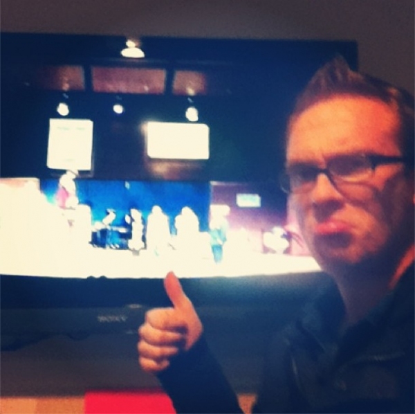 Photo Flash: Saturday Intermission Pics, Feb 16, Part 2 - NEWSIES Take Over, CINDERELLA's Manly Tattoos and More!  Image