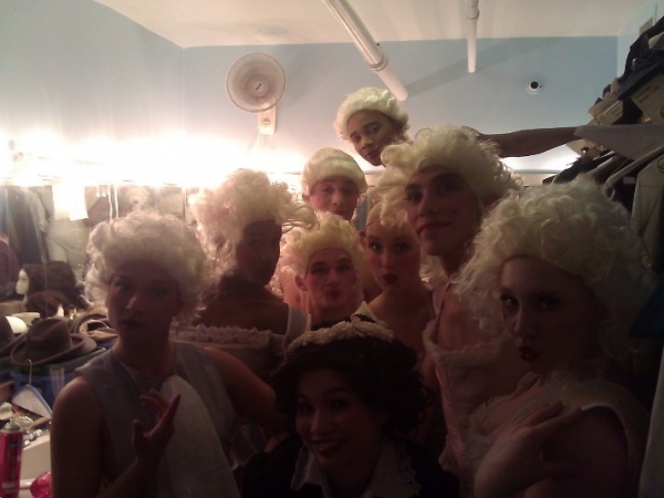 Photo Flash: Saturday Intermission Pics, Feb 16, Part 2 - NEWSIES Take Over, CINDERELLA's Manly Tattoos and More!  Image