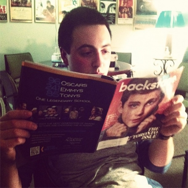 Photo Flash: Saturday Intermission Pics, Feb 16, Part 2 - NEWSIES Take Over, CINDERELLA's Manly Tattoos and More!  Image