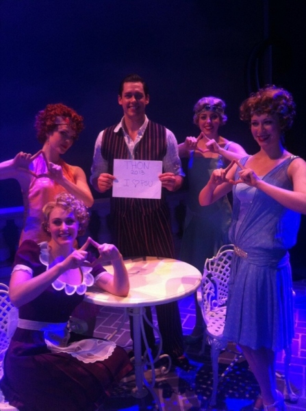 Photo Flash: Saturday Intermission Pics, Feb 16, Part 2 - NEWSIES Take Over, CINDERELLA's Manly Tattoos and More!  Image