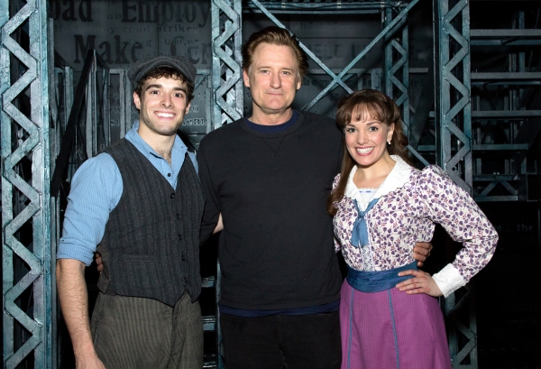Photo Coverage Exclusive: Original NEWSIES Star Bill Pullman Visits Nederlander Theatre! Image