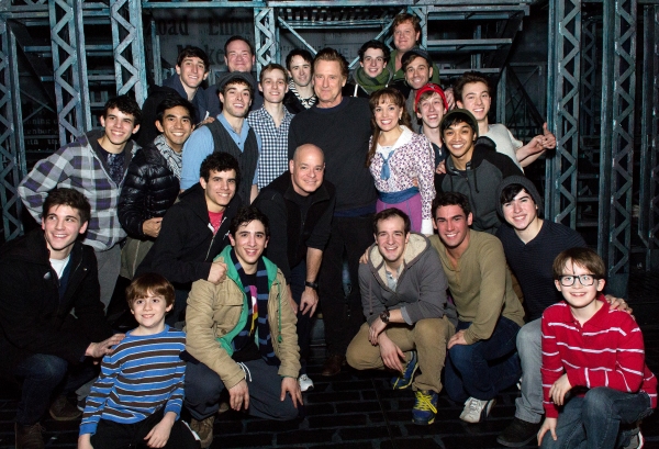 Photo Coverage Exclusive: Original NEWSIES Star Bill Pullman Visits Nederlander Theatre! Image