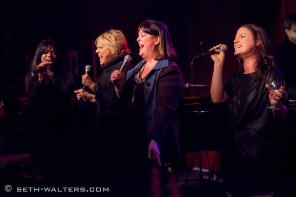 Muffy Hendrix, Lorna Luft, Ann Hampton Callaway and Carrie Manolakos Photo