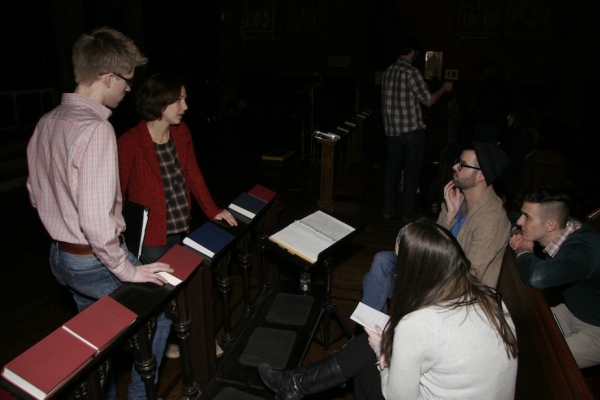 Photo Flash: Jessica Grove and More in Rehearsals for Choral Chameleon and NY Theatre Barn's TAMAR OF THE RIVER Image