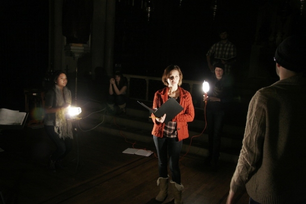 Photo Flash: Jessica Grove and More in Rehearsals for Choral Chameleon and NY Theatre Barn's TAMAR OF THE RIVER Image