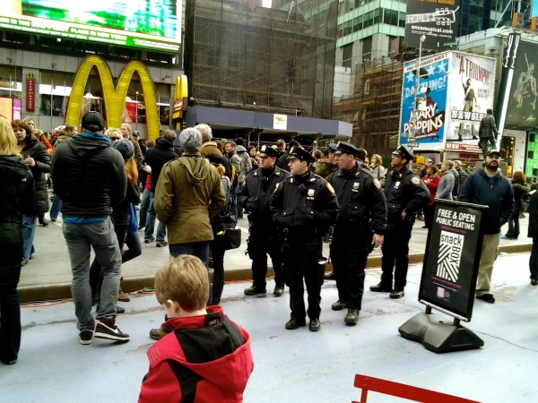 Photo Flash: ART = AMMO: Artists in Support of Gun Control Holds Flash Mob in Times Square 