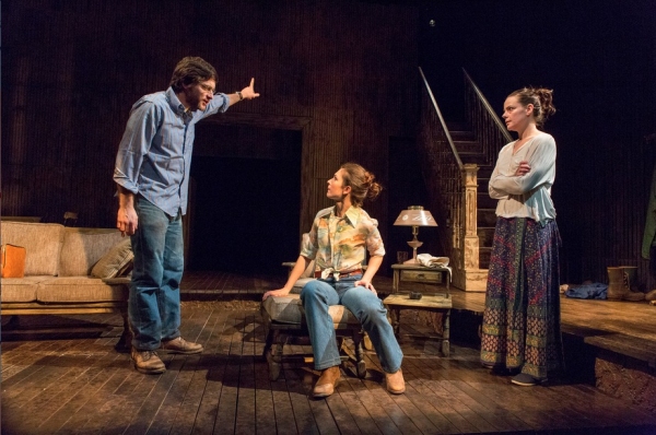 David Conrad as Professor August Howe, Janie Brookshire as Cynthia Howe and Danielle  Photo