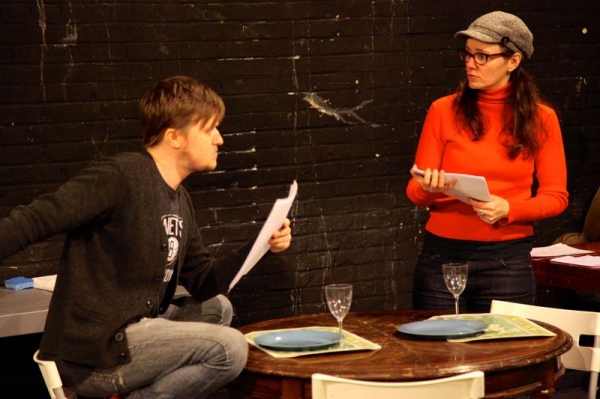 Photo Flash: In Rehearsal with Lesser America's TREVOR at Theater for the New City Image