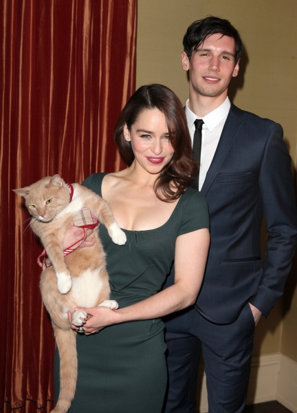 Emilia Clarke  & Cory Michael Smith with Vito Vincent  Photo