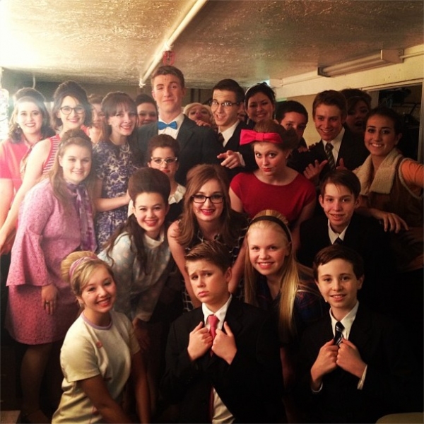 Photo Flash: Saturday Intermission Pics, March 2 - NEWSIES and BOOK OF MORMON Channel SONGS FOR A NEW WORLD and More!  Image